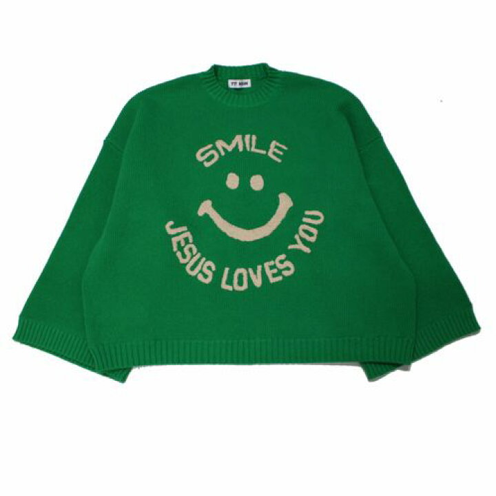 楽天市場】TTT_MSW ティー 23SS SMILE OVER SIZE KNIT スマイル  