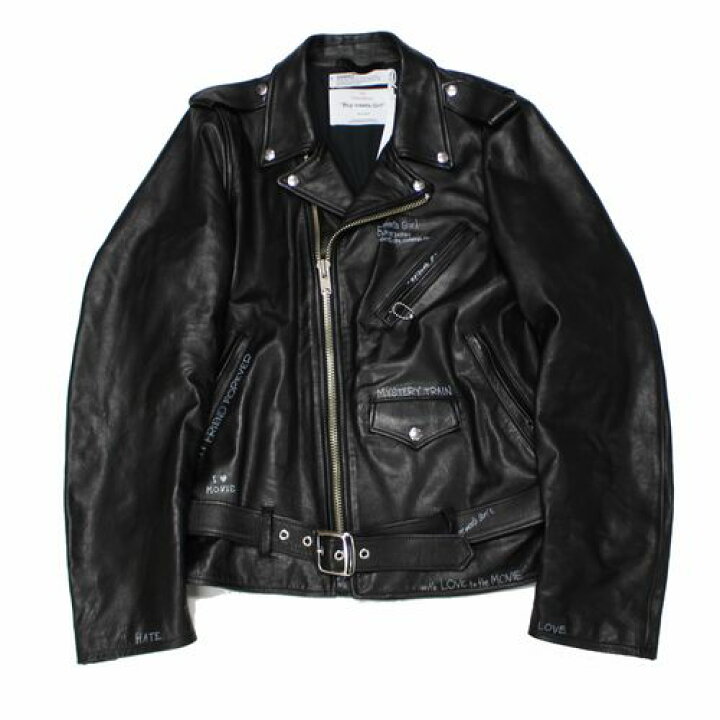 楽天市場】DAIRIKU ダイリク 22SS Hand Painted Double Leather Jacket  