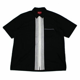 Supreme シュプリーム 20SS BOWLING ZIP S/S SHIRT ポーリング ジップ 半袖シャツ L ブラック 【中古】