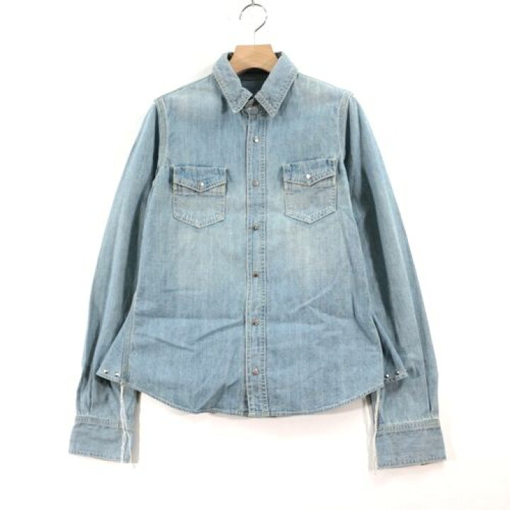楽天市場】sacai luck サカイラック 12AW デニムシャツ 2 ブルー 
