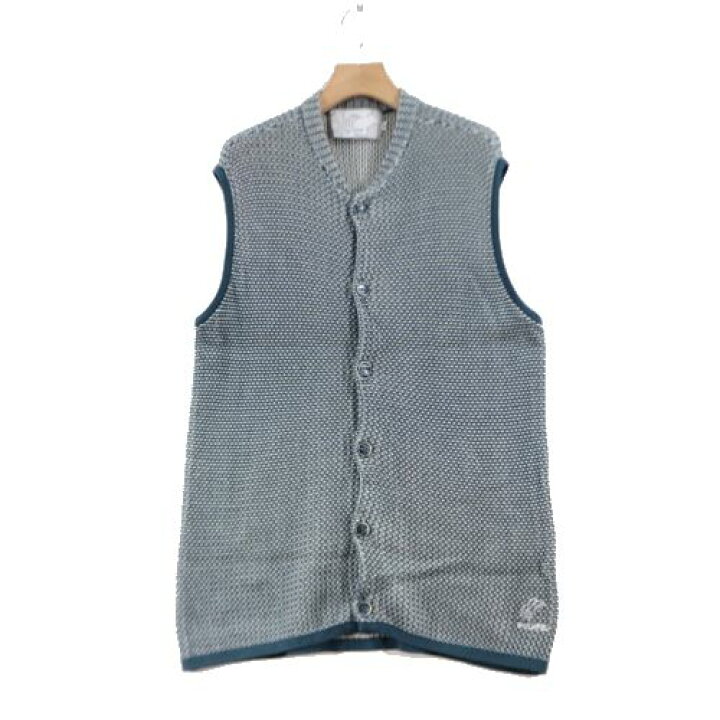 楽天市場】Let LOOSE レットルース ニットべスト L ブルー 【中古 