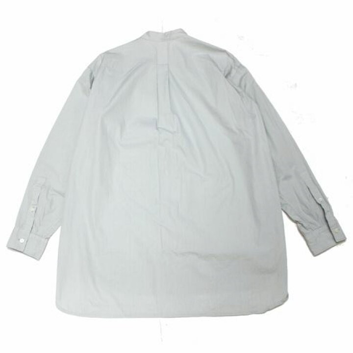 楽天市場】YOKE ヨーク 23SS Garment Dye Stripe Band Collar Shirt 