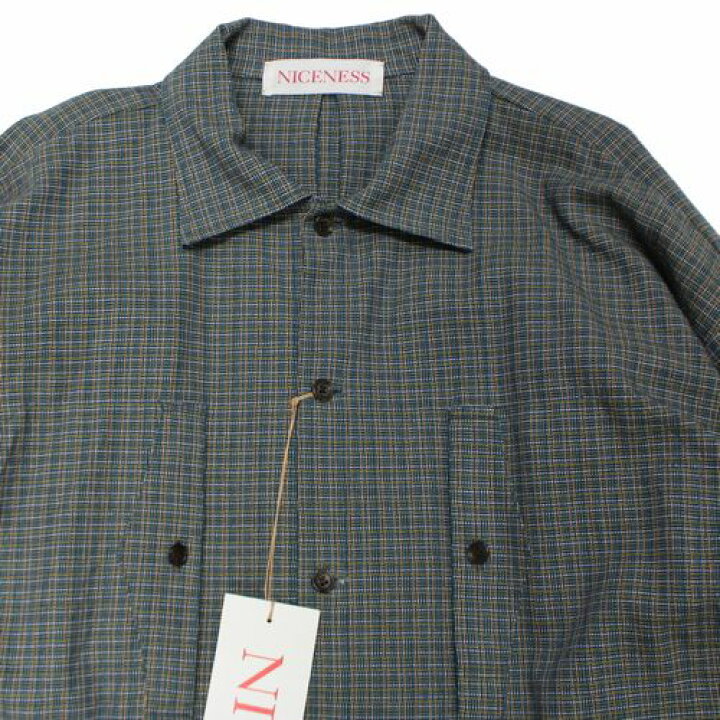 楽天市場】NICENESS ナイスネス 23SS GAVIN ギャビン 縮絨ギマチェック 