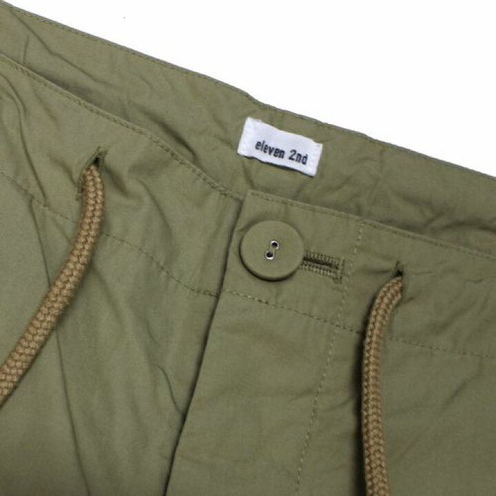 楽天市場】eleven2nd イレブンセカンド Fine Cotton Poplin Wide Pants 