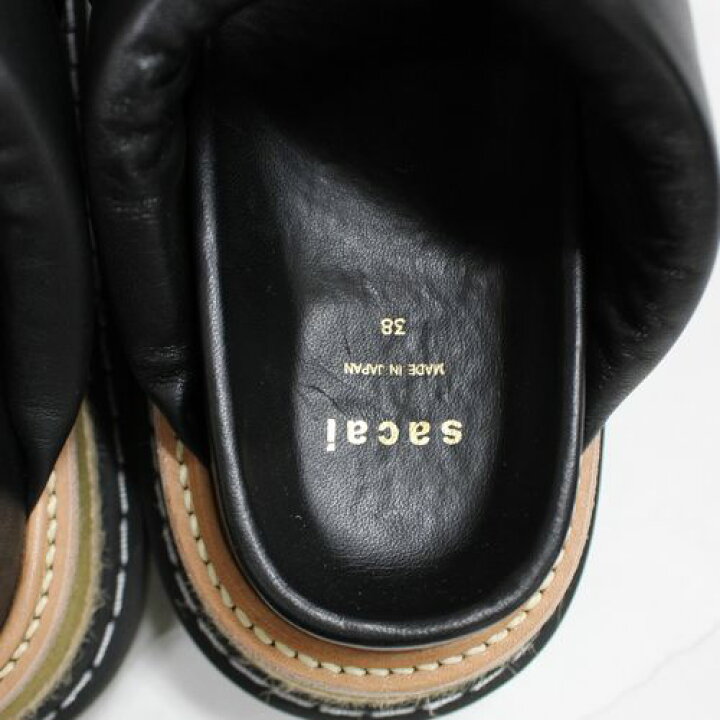 楽天市場】sacai サカイ 23SS Multiple Sole Sandals レザーサンダル 