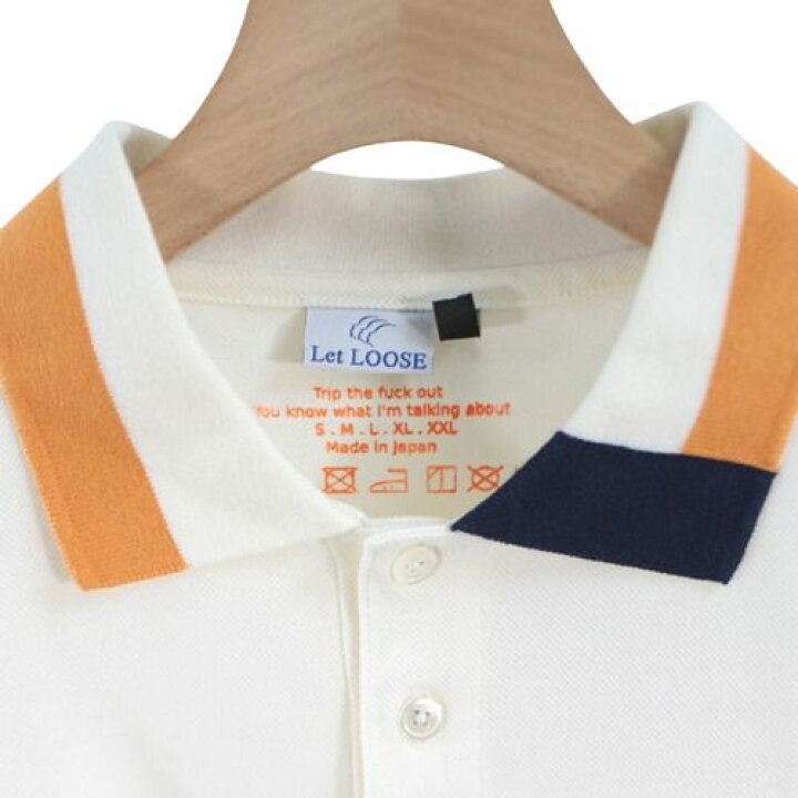 楽天市場】Let LOOSE レットルース ポロシャツ L ホワイト 【中古 