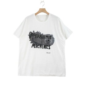 visvim ビズビム 18SS WIDE TEE S/S FAB ENGINE Tシャツ 4 ホワイト 【中古】