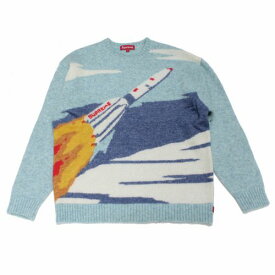 Supreme シュプリーム 22AW Rocket Sweater ロケットセーター ニット L ブルー 【中古】
