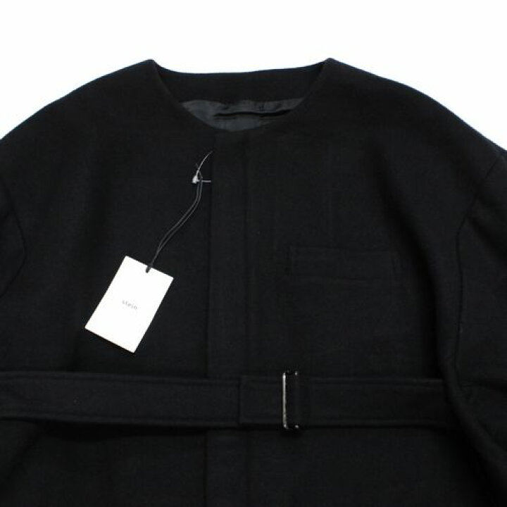 楽天市場】stein シュタイン 20AW NO COLLAR BELTED JACKET ノーカラー 