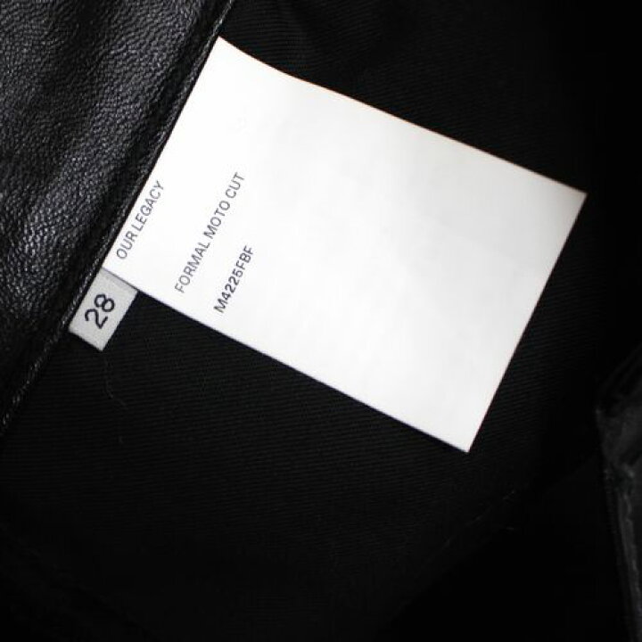 楽天市場】OUR LEGACY アワレガシー 22AW FORMAL MOTO CUT フェイク 