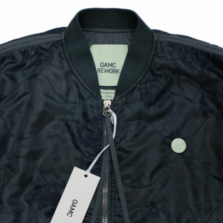 楽天市場】OAMC オーエーエムシー 22AW RE:WORK QUILTED BOMBER JACKET 