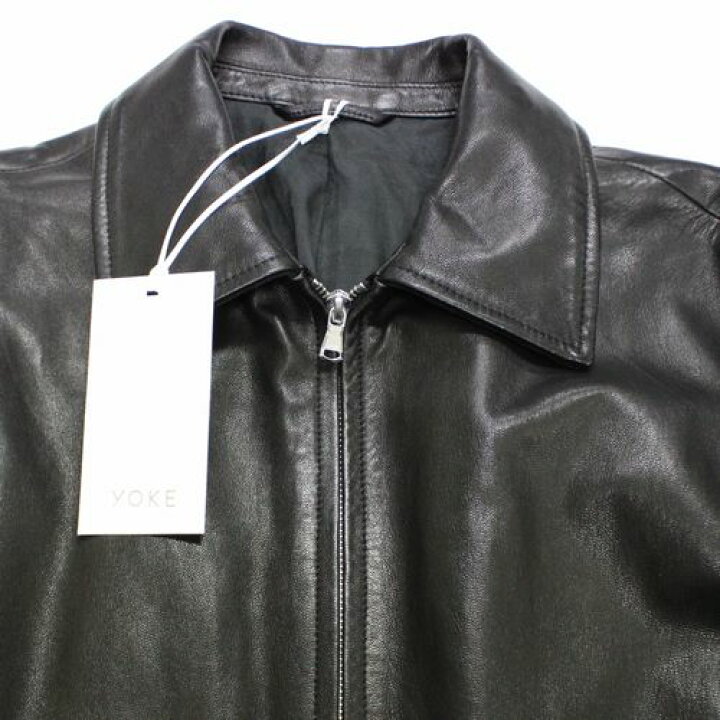 楽天市場】YOKE ヨーク 23SS GOAT LEATHER ZIP BLOUSON ボートレザー  
