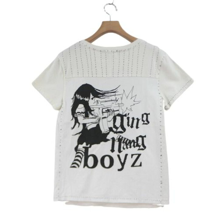 楽天市場】Keisuke Kanda × 銀杏BOYZ 手縫いのTシャツ 1 ホワイト 