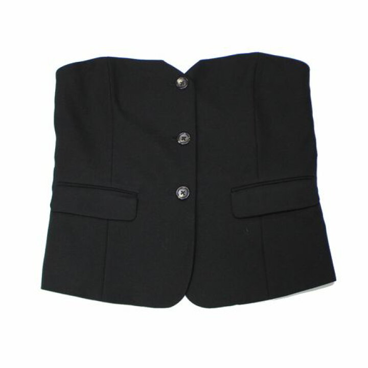 楽天市場】6(ROKU) ロク 23AW カシドス ビスチェ 38 ブラック 【中古 