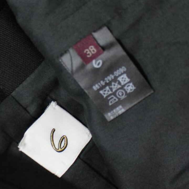楽天市場】6(ROKU) ロク 23AW カシドス ビスチェ 38 ブラック 【中古 