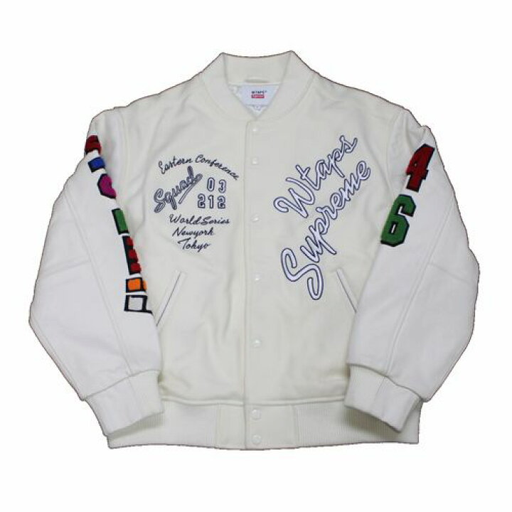 楽天市場】Supreme × WTAPS 21AW Varsity Jacket スタジャン L 