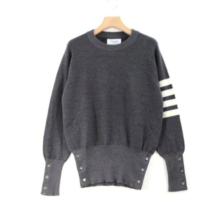 楽天市場】THOM BROWNE. トムブラウン 4BAR クルーネックニット 2 