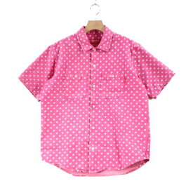 Supreme シュプリーム 18SS Polka Dot Denim Shirt ポルカドットデニムシャツ S ピンク 【中古】