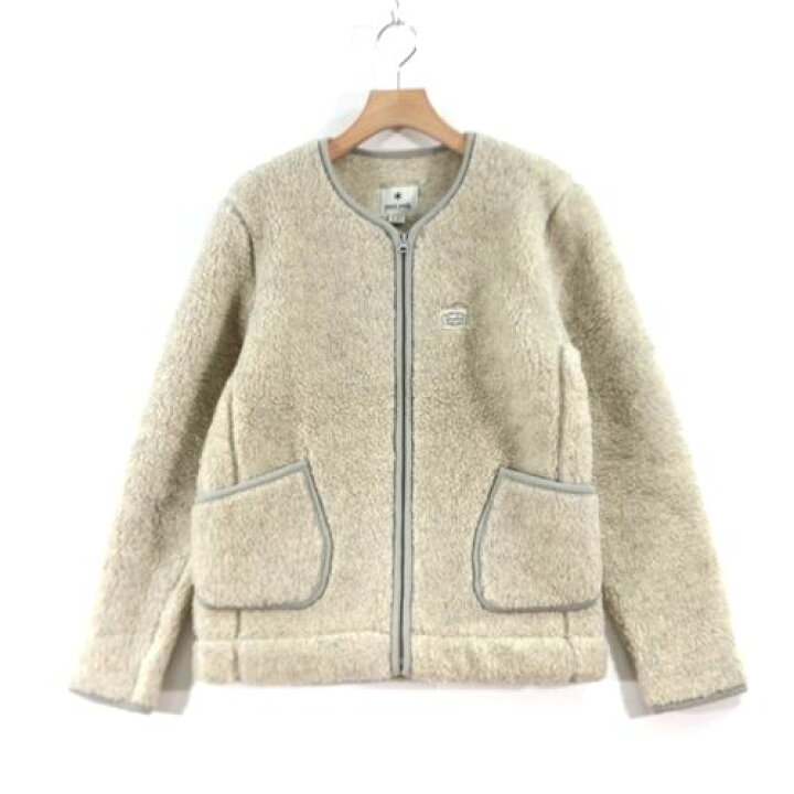楽天市場】snowpeak スノーピーク 15AW ノーカラーフリースジャケット 