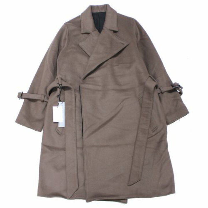 楽天市場】semoh セモー 20AW wool melton belted coat ウールメルトン 