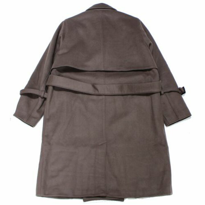 楽天市場】semoh セモー 20AW wool melton belted coat ウールメルトン 