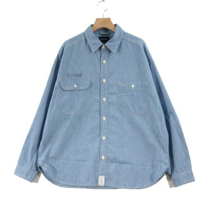 楽天市場】DESCENDANT ディセンダント 20SS VANNING CHAMBRAY SHIRT 