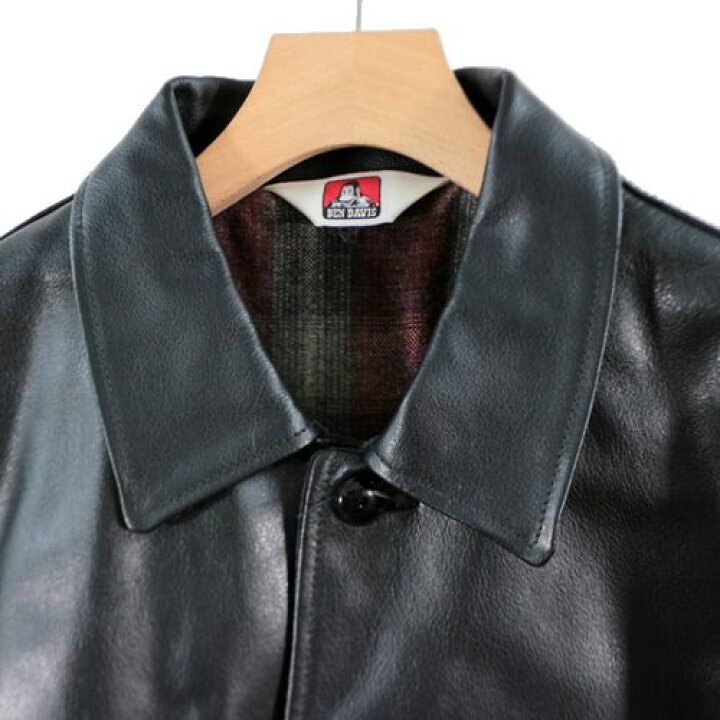 楽天市場】BEN DAVIS ベンデイビス カウレザー カーコート ジャケット 