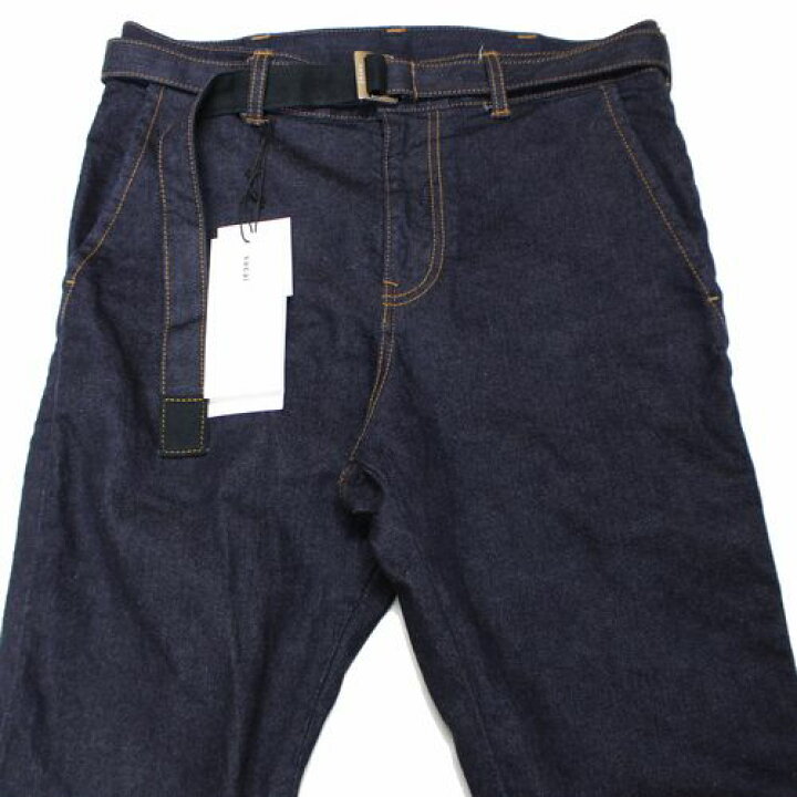 楽天市場】sacai サカイ 22AW Denim Knee Zip Pants デニム 二―ジップ