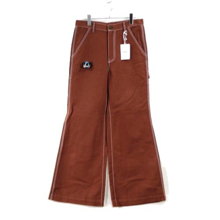 楽天市場】doublet ダブレット 22SS WOOD YARN PAINTER PANTS フレア 