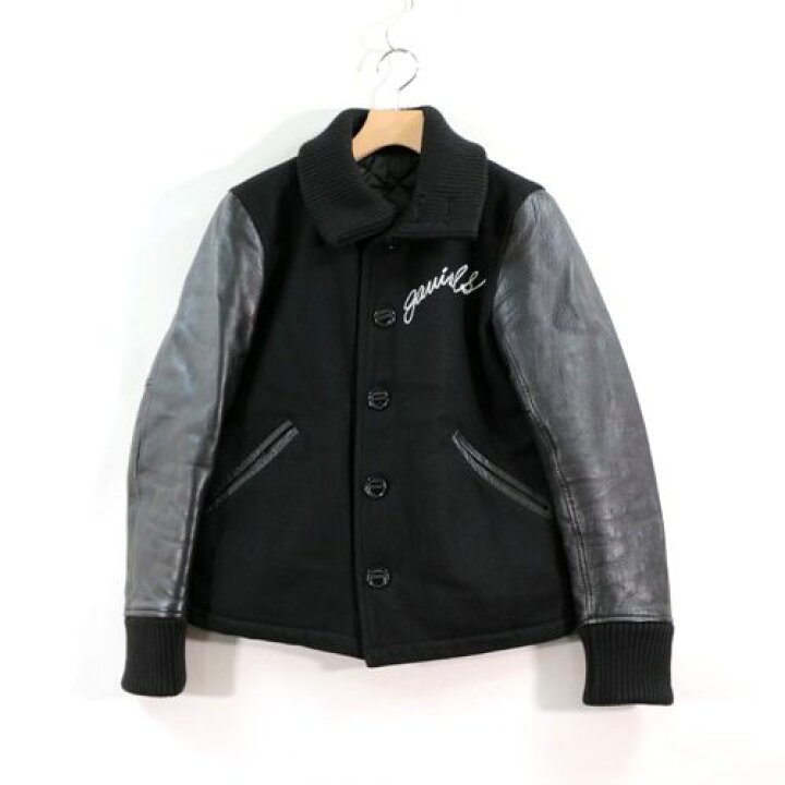 楽天市場】GAVIAL ガヴィル STADIUM JACKET 袖レザー スタジャン S 