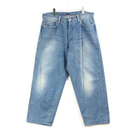 LENO レノ LOOSE TAPERED JEANS FADE INDIGO デニムパンツ 36 インディゴ 【中古】