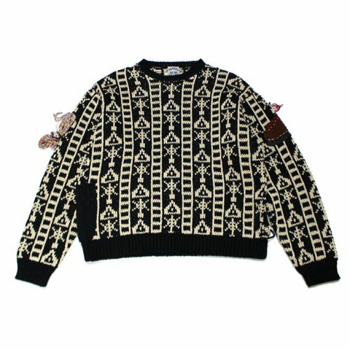 楽天市場】SUNSEA サンシー 27th REBUFFAT SWEATER ニット 2 ブラック 