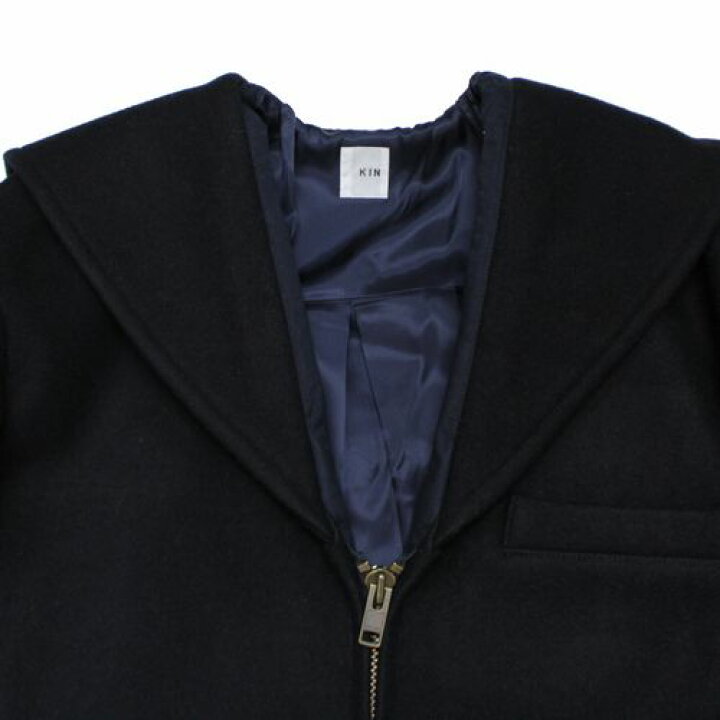 楽天市場】KIN キン オオシマレイ セーラーコート ネイビー 【中古 