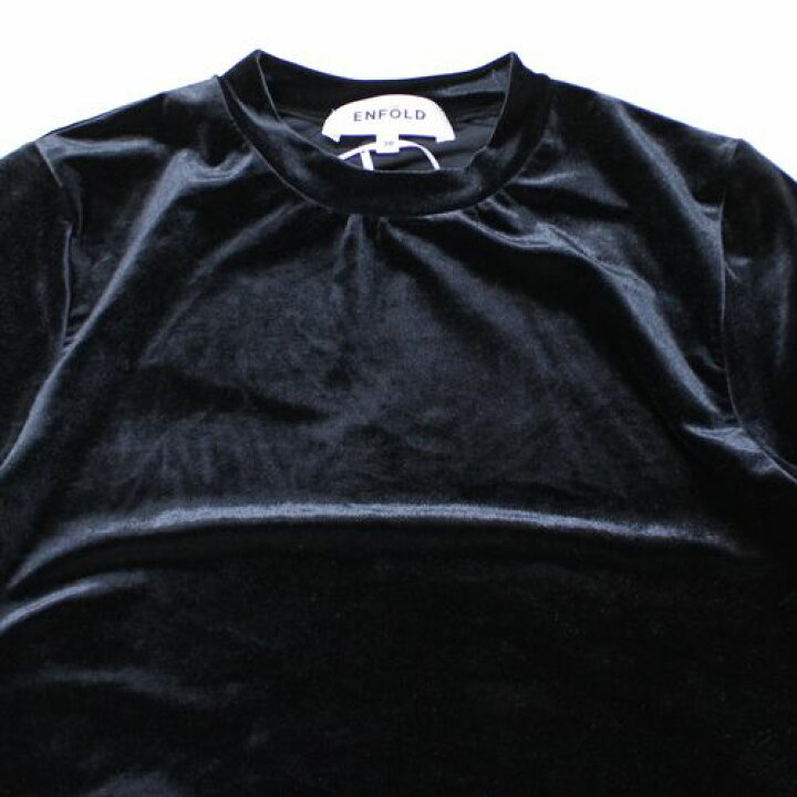楽天市場】ENFOLD エンフォルド 23AW VELOUR T-SHIRT ベロア Tシャツ