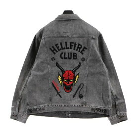 UNDERCOVER LEVI'S × Netflix Stranger Things 22AW Hellfire Club Capsule Collection デニムジャケット 【中古】