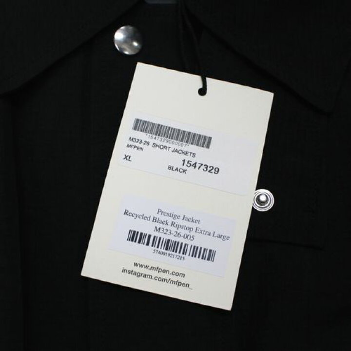 楽天市場】mfpen エムエフペン 23AW prestige Jacket ジャケット XL
