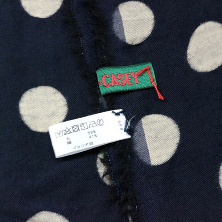 楽天市場】CASEY CASEY ケイシーケイシー 20SS ZURIGO SCARF ドット 