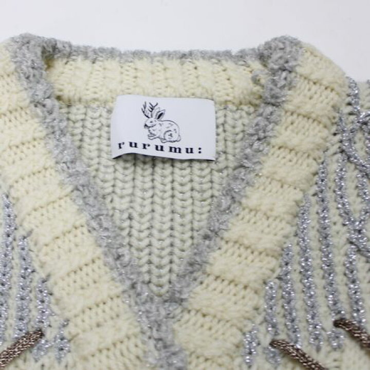 楽天市場】rurumu: 縷縷夢兎 ルルムウ 21AW boa sleeve knit cardigan  