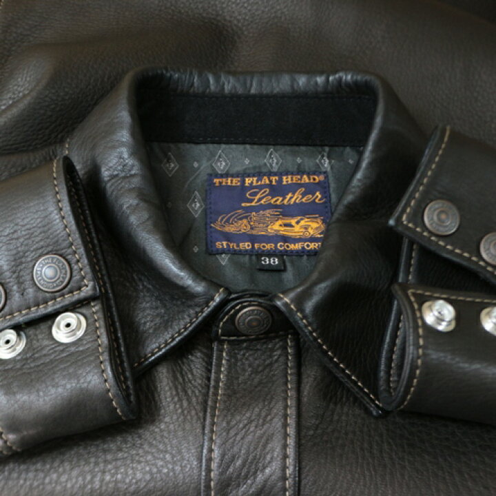 楽天市場】THE FLAT HEAD ザフラットヘッド DEERSKIN SHIRT ディア  