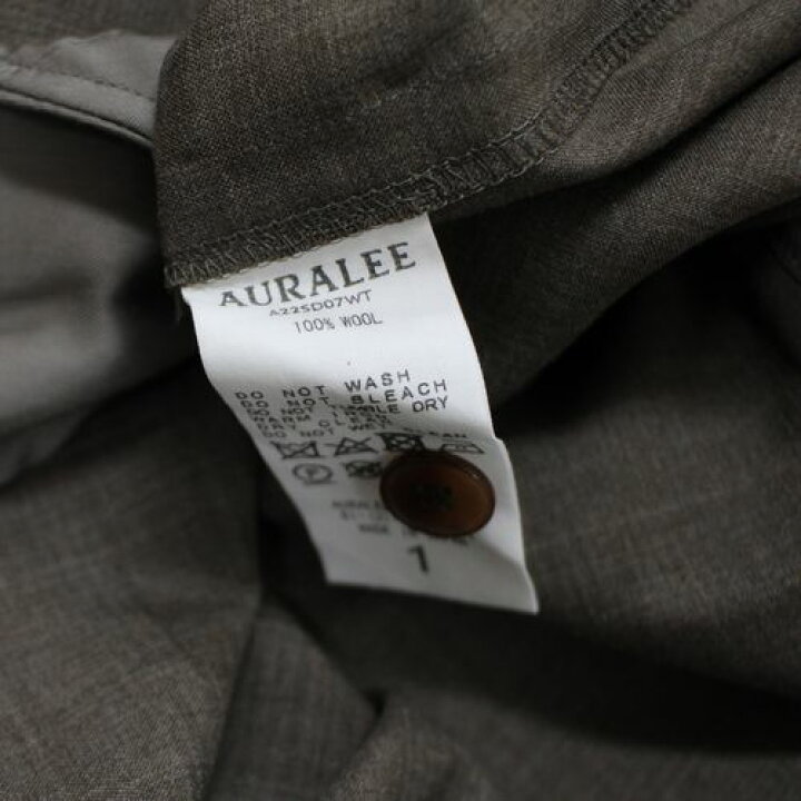 楽天市場】AURALEE オーラリー 22SS TROPICAL WOOL ONE‐PIECE 