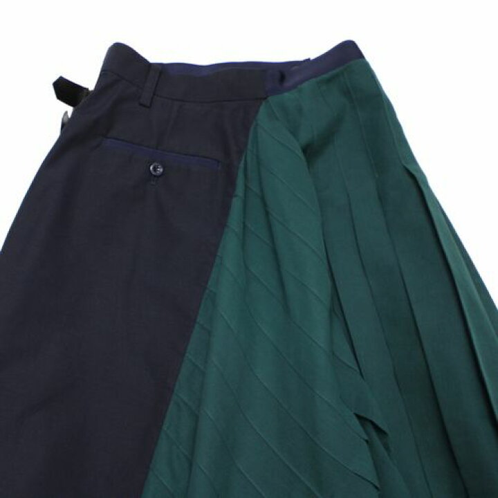 楽天市場】Sacai サカイ 19SS アシンメトリープリーツスカート 1  