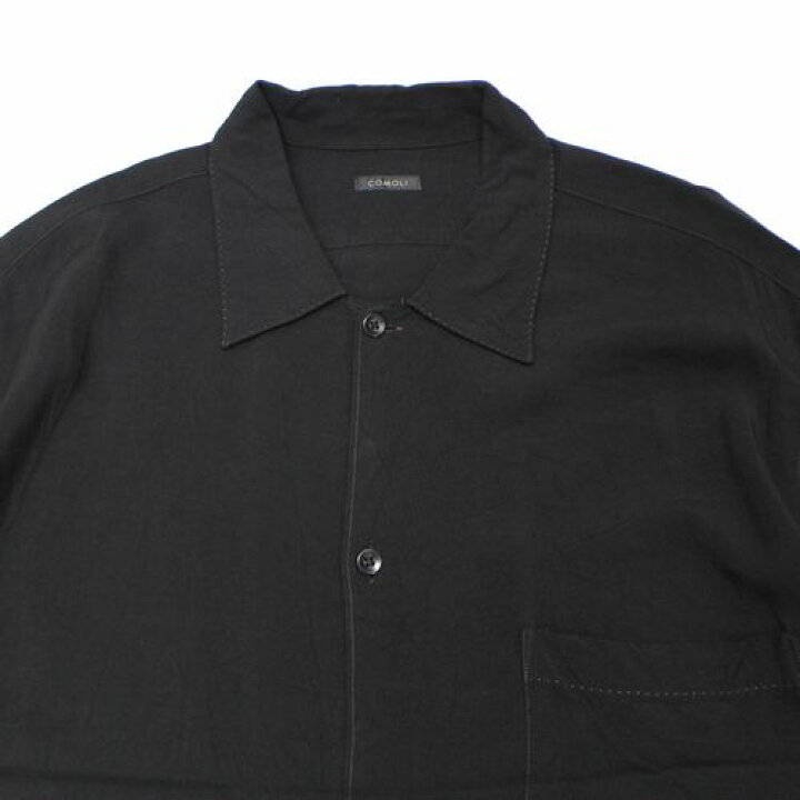 楽天市場】COMOLI コモリ 20SS レーヨンオープンカラーシャツ 3 