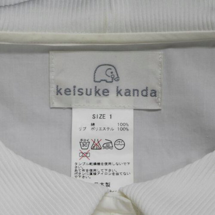 楽天市場】Keisuke Kanda ケイスケ カンダ フリルシャツワンピース 1 