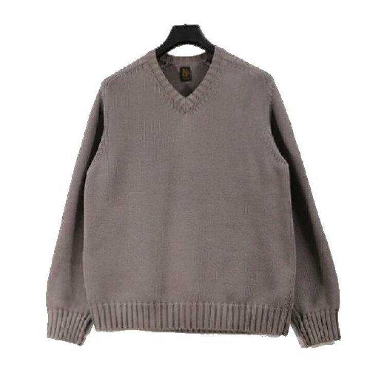 22SS BATONER OPEN END YARN Vネック