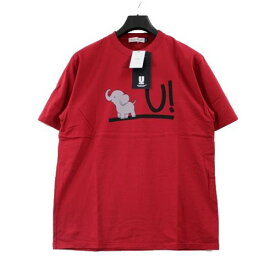 【中古】 UNDERCOVER アンダーカバー 23SS TEE_U! Tシャツ 4 ダークレッド