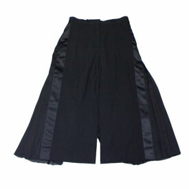 【中古】 sacai サカイ 21AW Suiting Mix Skirt スーチング ミックス スカート 2 ブラック