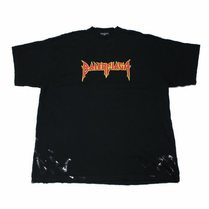 楽天市場】【中古】 BALENCIAGA バレンシアガ 22SS METAL LOGO CRASHED 