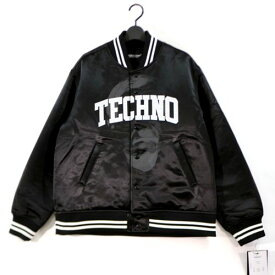 【中古】 UNDERCOVER アンダーカバー 23AW サテンスタジャン TECHNO 3 ブラック