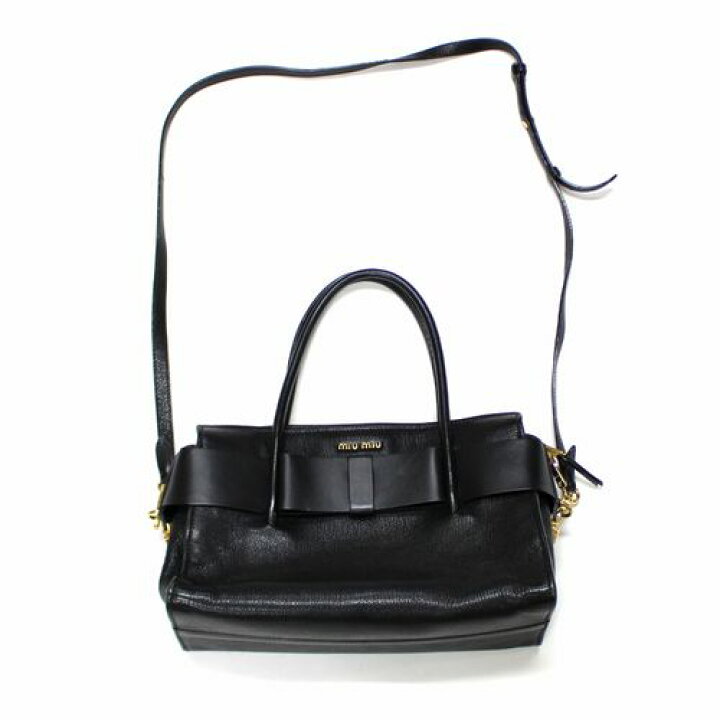 楽天市場】【中古】 miu miu ミュウミュウ マドラスフィオッコ リボン  