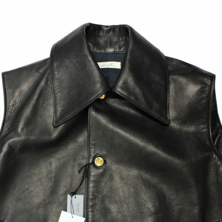 楽天市場】【中古】 semoh セモー 24SS horse lether vest ホース 